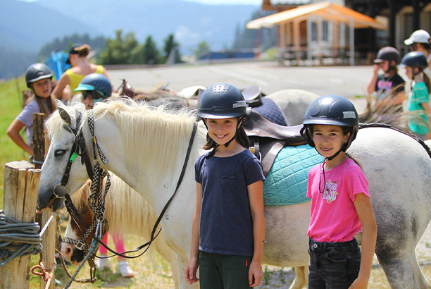 Vacances pour tous - colonies de vacances  - Glières - Équit'Glières