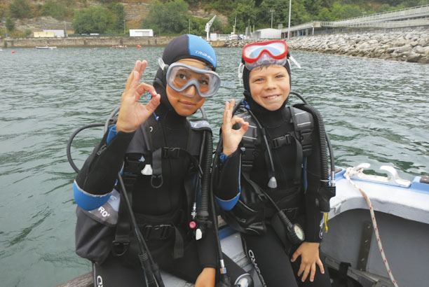 Vacances pour tous - colonies de vacances  - Saint-Jean-de-Luz - Stage Atlantic plongée
